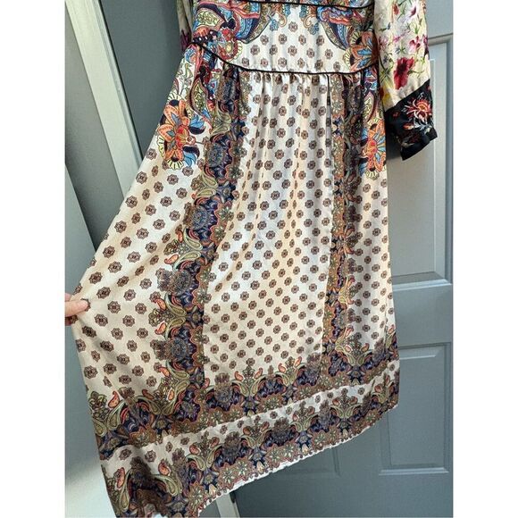 Jhonny Was TIERRA ZONIA DRESS 100% silk - Picture 11 of 16